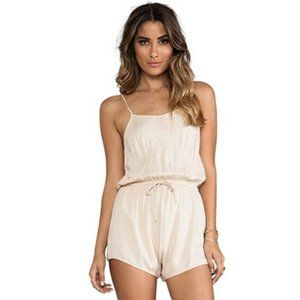 Vintage Spell & the Gypsy Boudoir Jumpsuit Romper Playsuit - Oyster - Sz 8 (S)